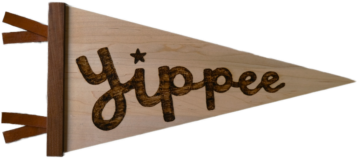 yippee pennant flag