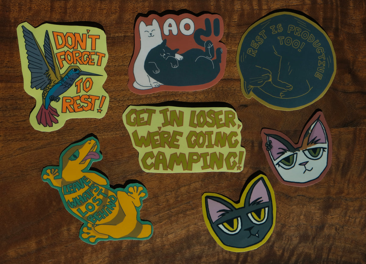 end of summer sticker bundle